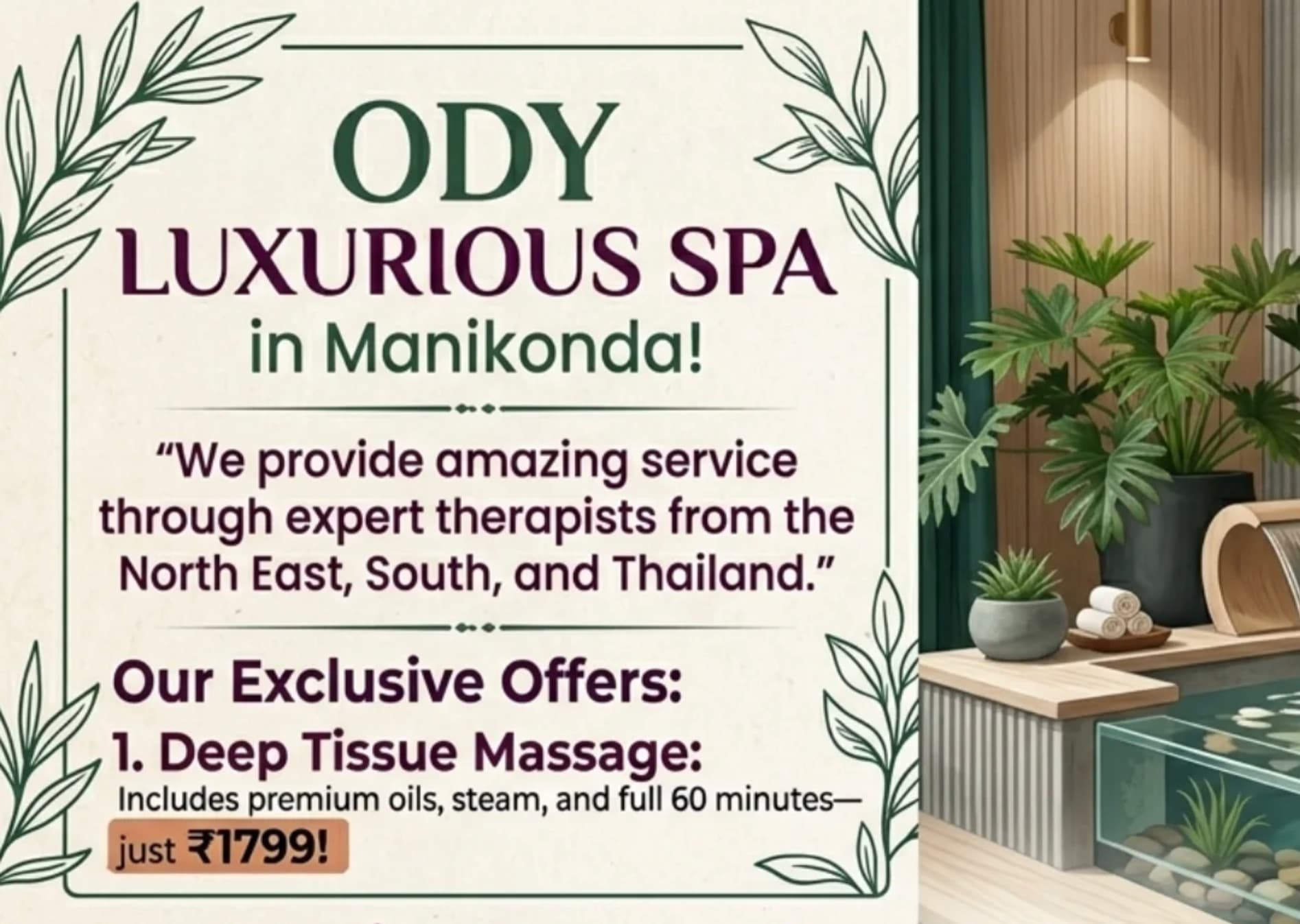 Ody Luxurious Spa - Deep Tissue Massage